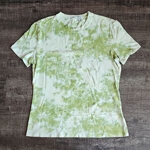 Proenza Schouler -  Light Green Tie-Dye Tee
